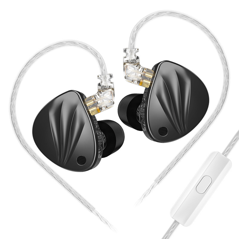 SZSMART KZ KRILA HIFI In-Ear Headphones with Microphone, Black (Sensitivity 106±3db)