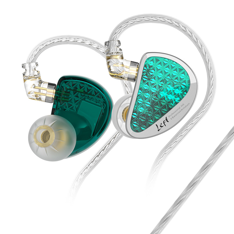 SZSMART KZ AS16 PRO HIFI In-Ear Headphones (Green, 114±3db Sensitivity)