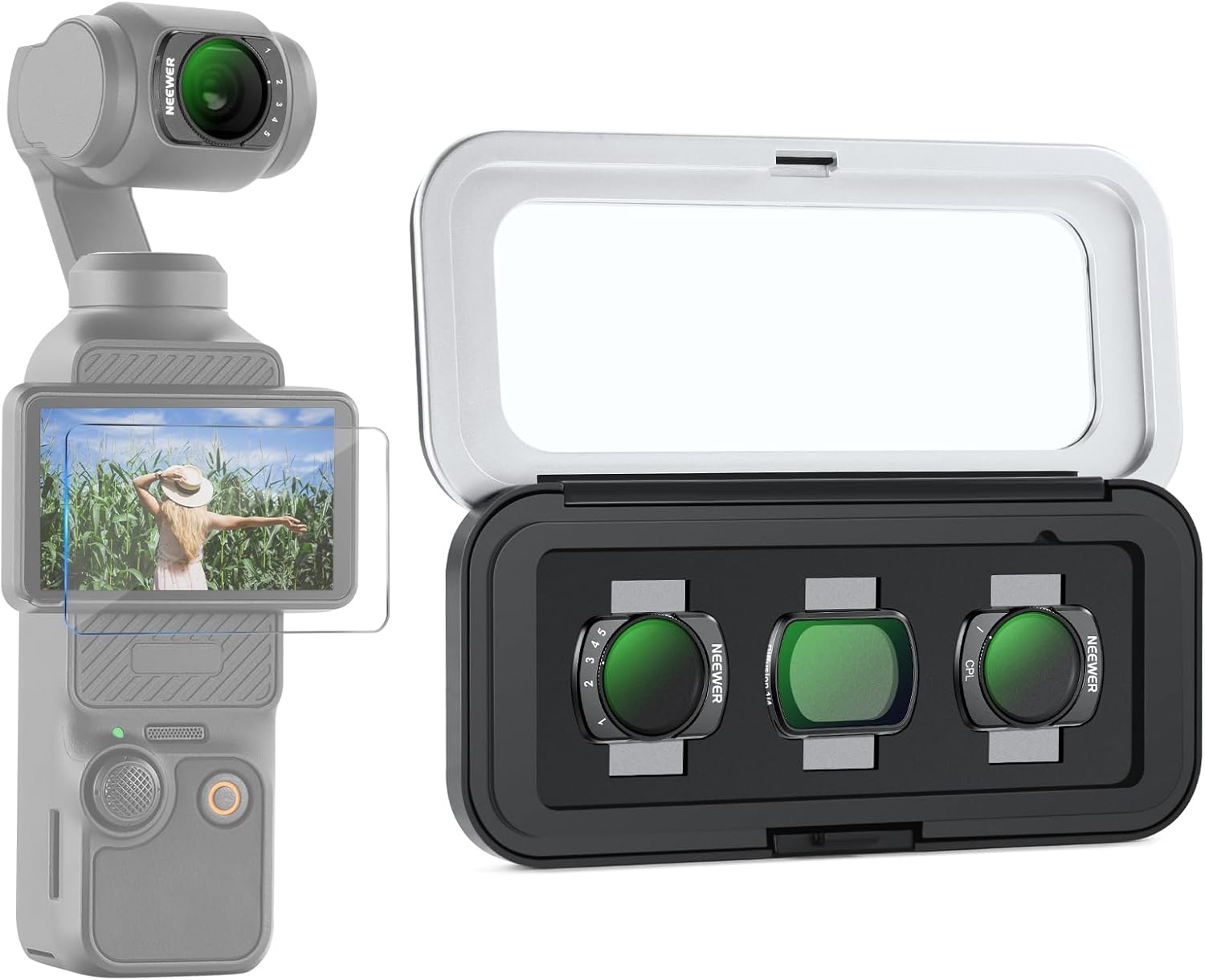 Kit de filtros ND variables Neewer para DJI Pocket 3