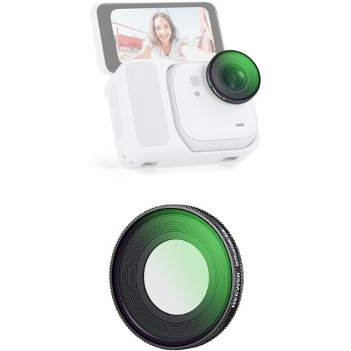 Neewer 1/4" Diffusion Filter, Black - Compatible with Insta360 GO Ultra