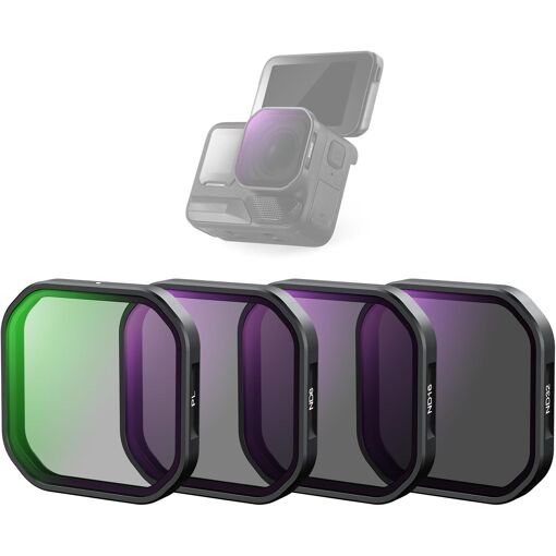 Neewer 4-Pack Polarizing ND Filters for Insta360 Ace Pro 2, CPL/ND8/ND16/ND32 Kit