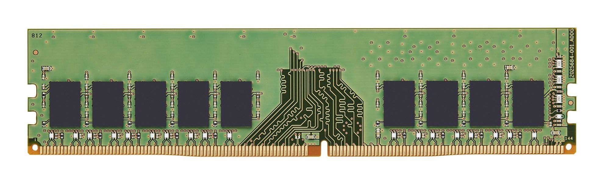 Módulo de memoria Kingston 8 GB DDR4 (288 pines DIMM, 1600 MHz, PC4-25600, CL22, 1.2V, sin amortiguación ECC)