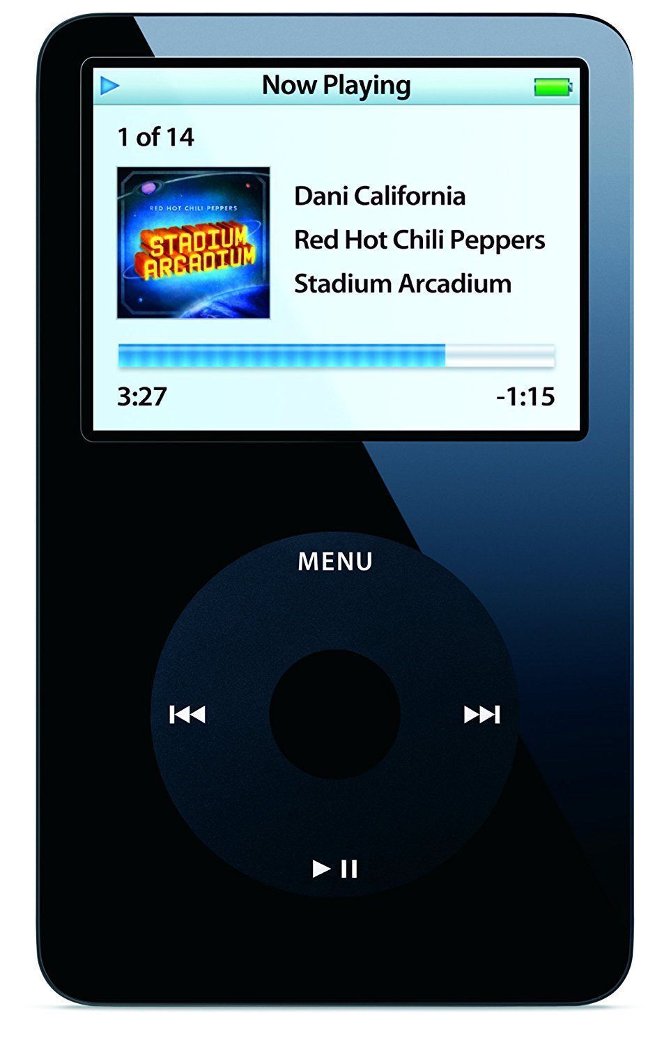 iPod de Apple, 5ª generación, 30 GB de disco duro, negro