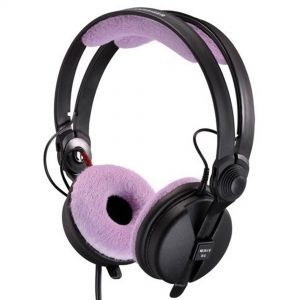 Zomo HD 25 Velour Black Headphones (Black, 50mm Drivers, Noise Isolating)