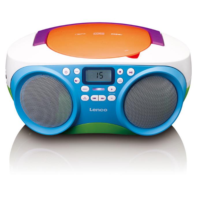 Lenco Portable CD Player, SCD41, Multi-Color