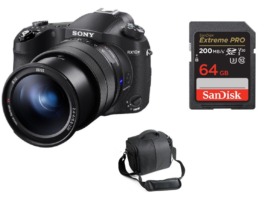 Sony Cyber-shot DSC-RX10 IV Camera + Bag + 64GB Memory Card