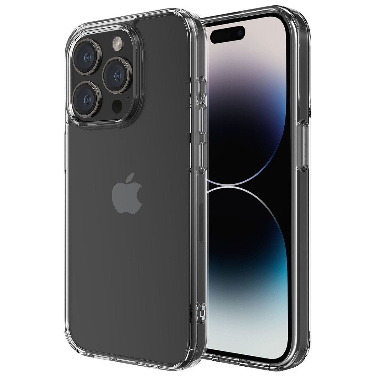 Qdos Hybrid iPhone 15 Pro Case (Transparent)