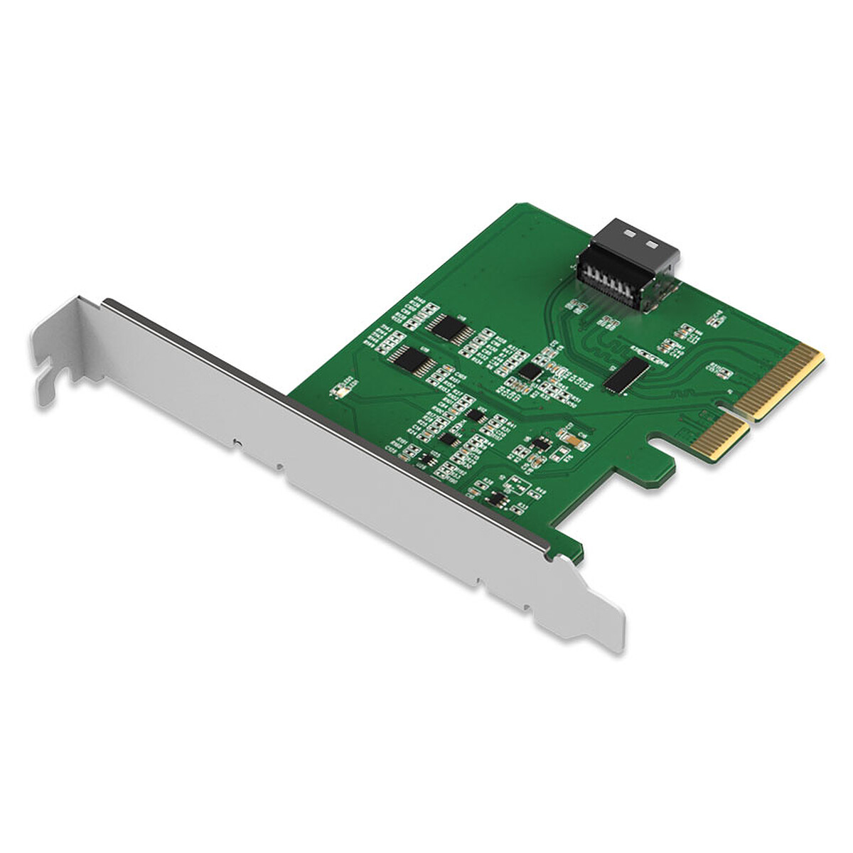 ICY DOCK EXLink MB408A5 PCIe 5.0 x4 to MCIO 4i Adapter with Redriver