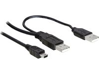 Cable USB Delock - 1 m, USB A a Mini USB B
