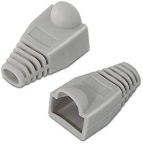 AISENS RJ45 Connector Sleeve, Grey (10 Pack)