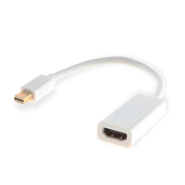 SAVIO Mini DP to HDMI Adapter Cable, White