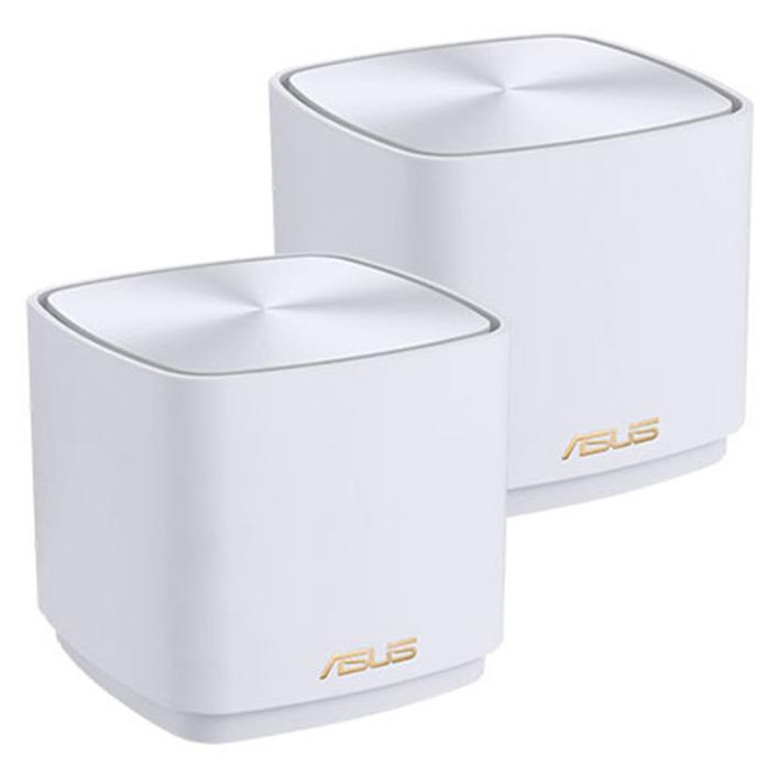 ASUS ZenWiFi XD4 Plus - Sistema Wi-Fi (2 Rutadores) - Cubre hasta 3300 pies cuadrados - 1GbE - Wi-Fi 6 - Banda doble