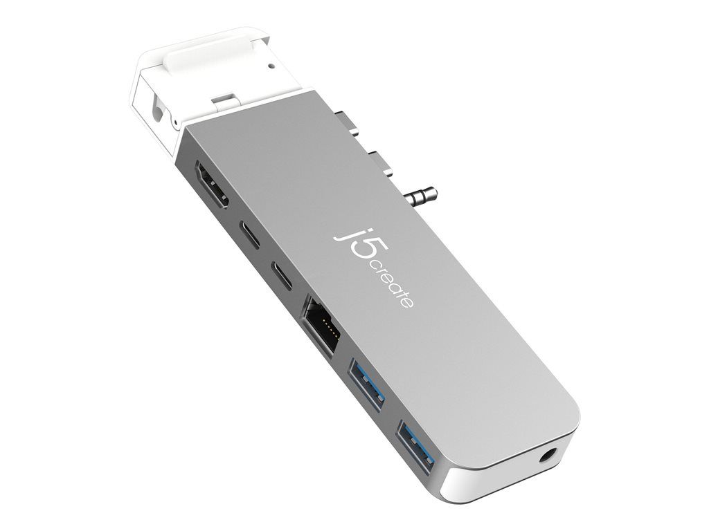 j5create JCD395 - USB4 Docking Station - 2x USB4, HDMI, Gigabit Ethernet - For Apple MacBook Air (Mid-2022) & MacBook Pro (14.2", 16.2")
