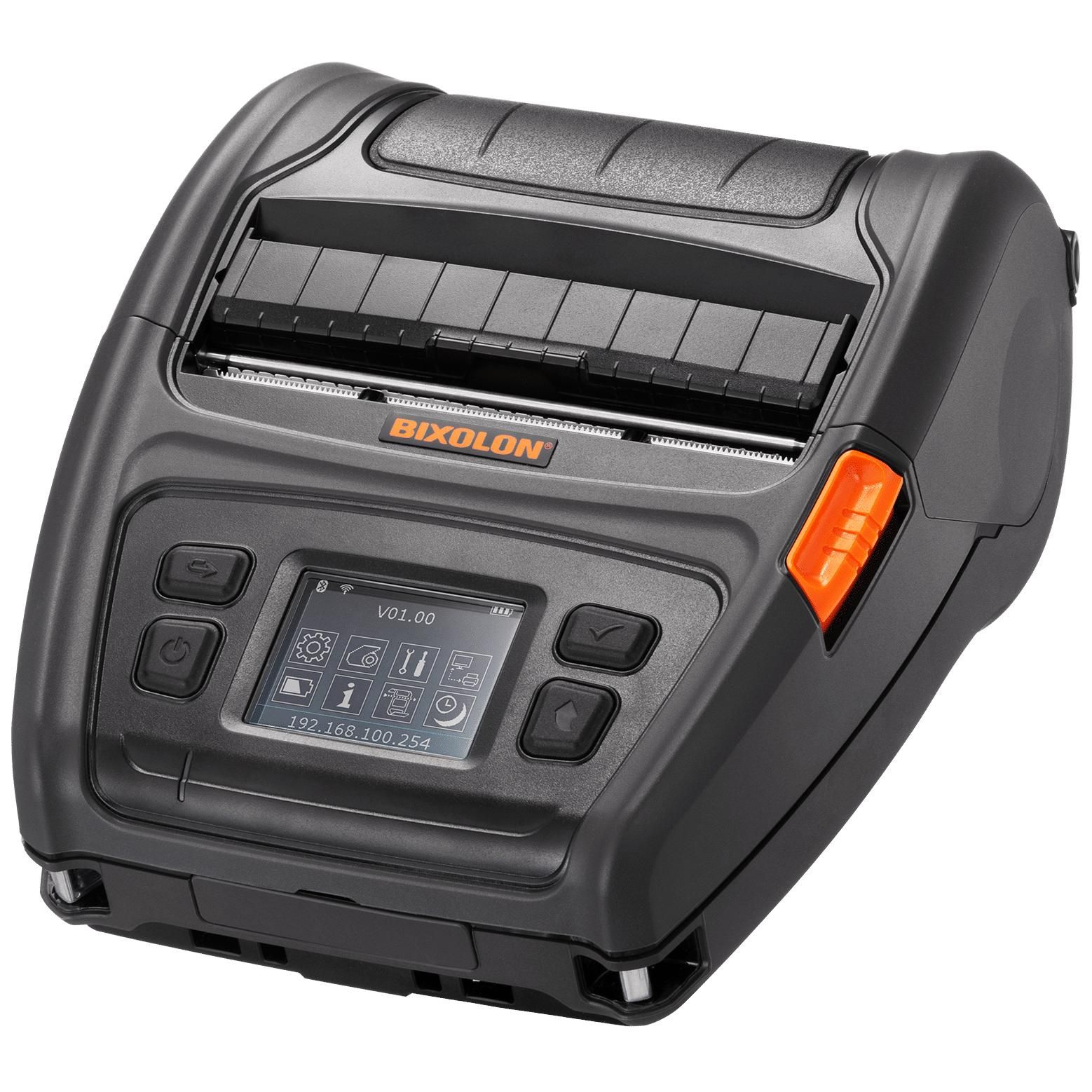 Bixolon XM7-40 - Label Printer - Direct Thermal - Roll (11.2 cm) - 203 dpi - Up to 127 mm/sec - USB 2.0, Serial, Wi-Fi(n) - Black