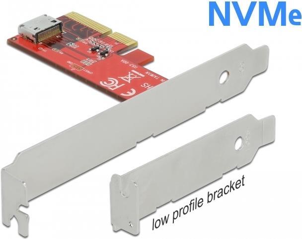 Delock PCI E x4 4.0 OCuLink SFF-8612 NVMe Controller (Memory Card)
