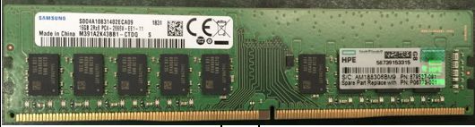 HPE 16GB PC4-2666V-E 1Gx8 S Memory Module