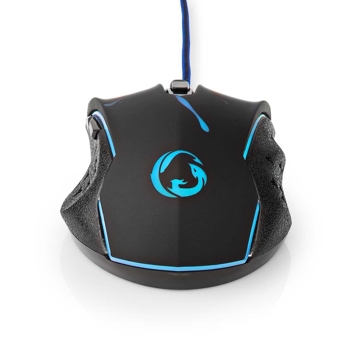 Ratón de juego con cable Nedis GMWD210BK (Negro)