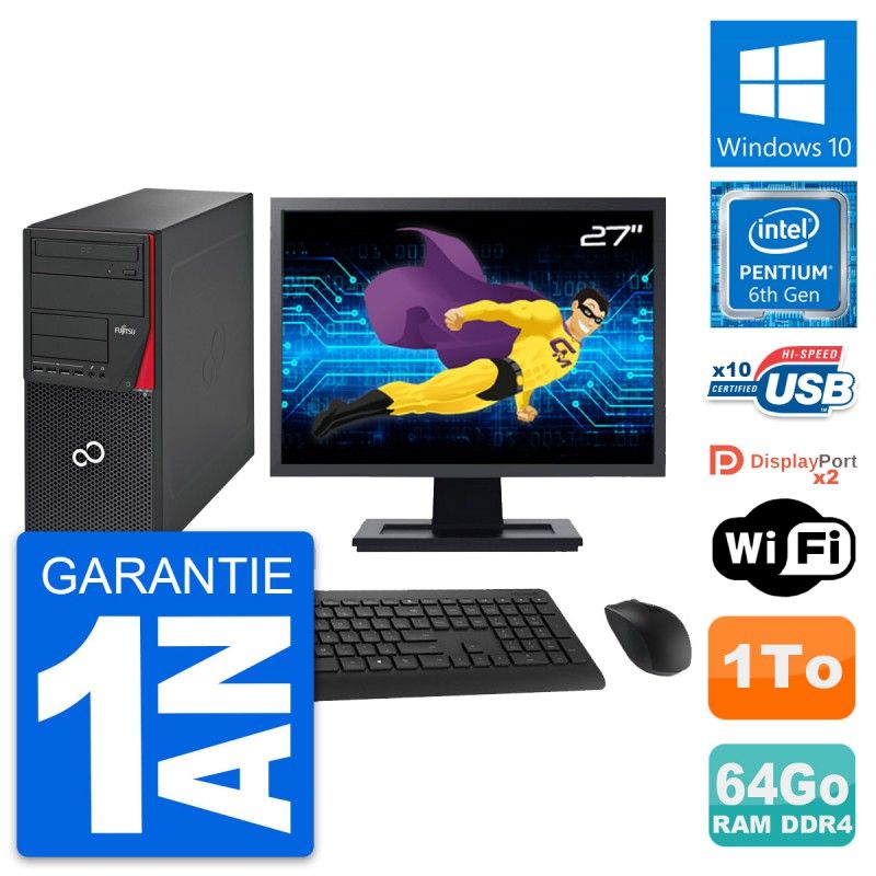 Fujitsu P756 27-Inch Desktop Computer