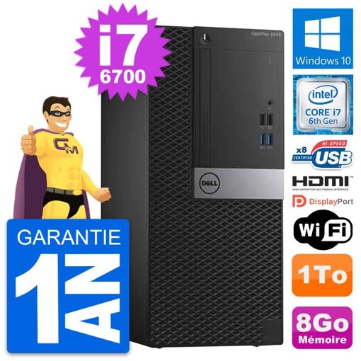 Ordinateur de bureau Dell OptiPlex 3040