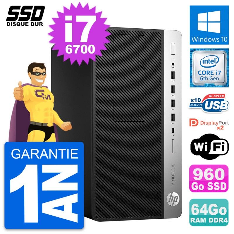 HP ProDesk 600 G3 Desktop Computer