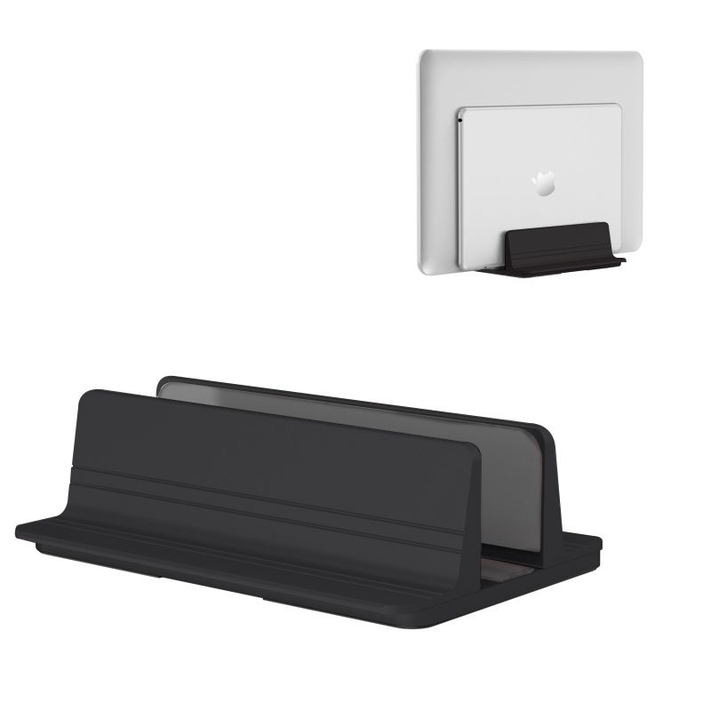 Soporte vertical para portátil negro