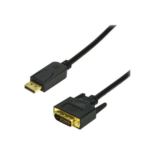 Câble MCL DisplayPort - 3 m, Mascul à Mascul (DisplayPort vers DVI-D)