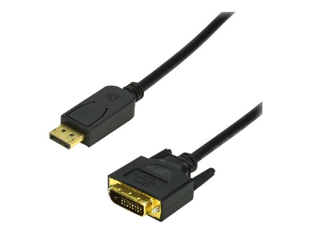 Cable MCL DisplayPort - 3 m, Macho a Macho (DisplayPort a DVI-D)