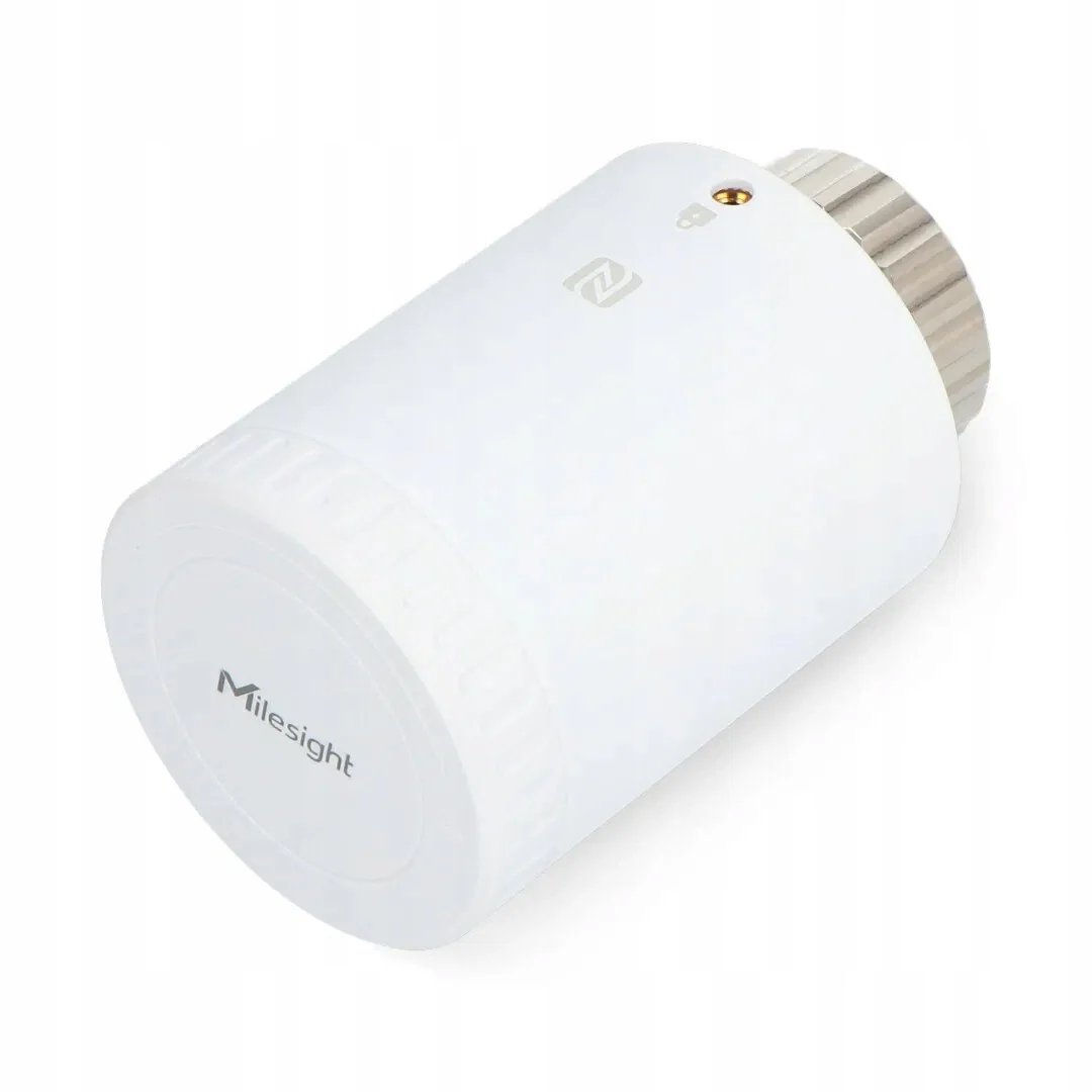 Milesight IoT Smart Radiator Thermostat (Size: 100x75mm, Color: White, Capacity: 20L)