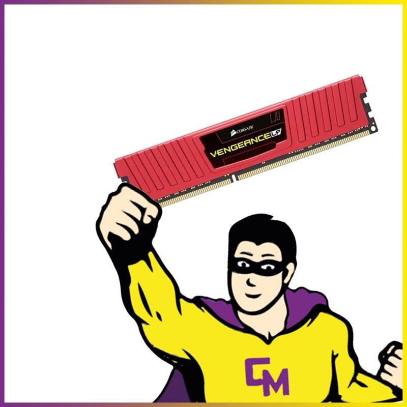 Corsair Vengeance LP 4GB DDR3 RAM (CML8GX3M2A1600C9R)