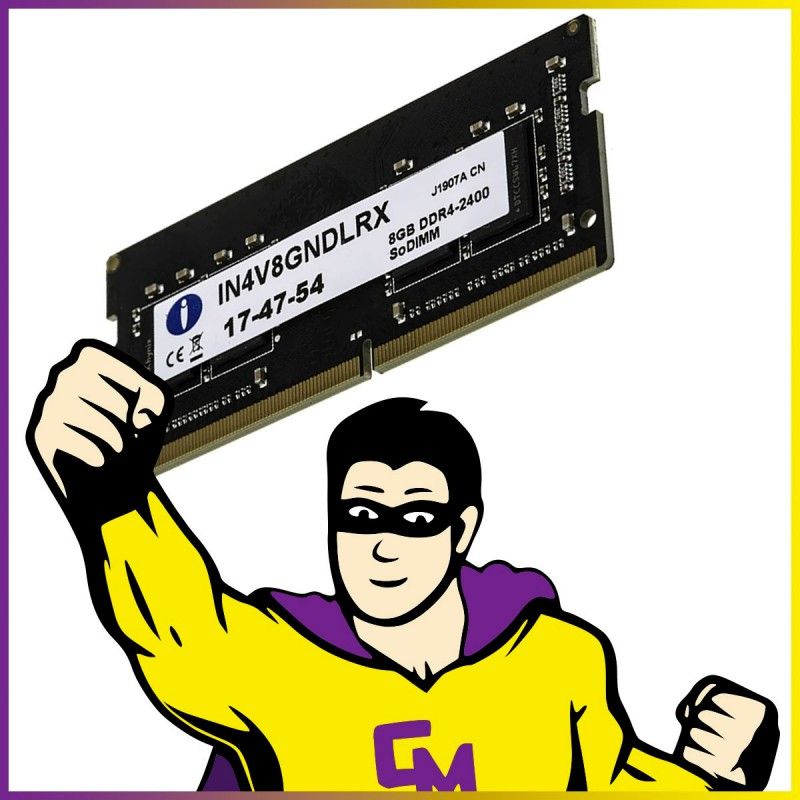 Integral 8GB DDR4 SODIMM RAM (IN4V8GNDLRX, PC4-19200, 2400MHz, CL17)