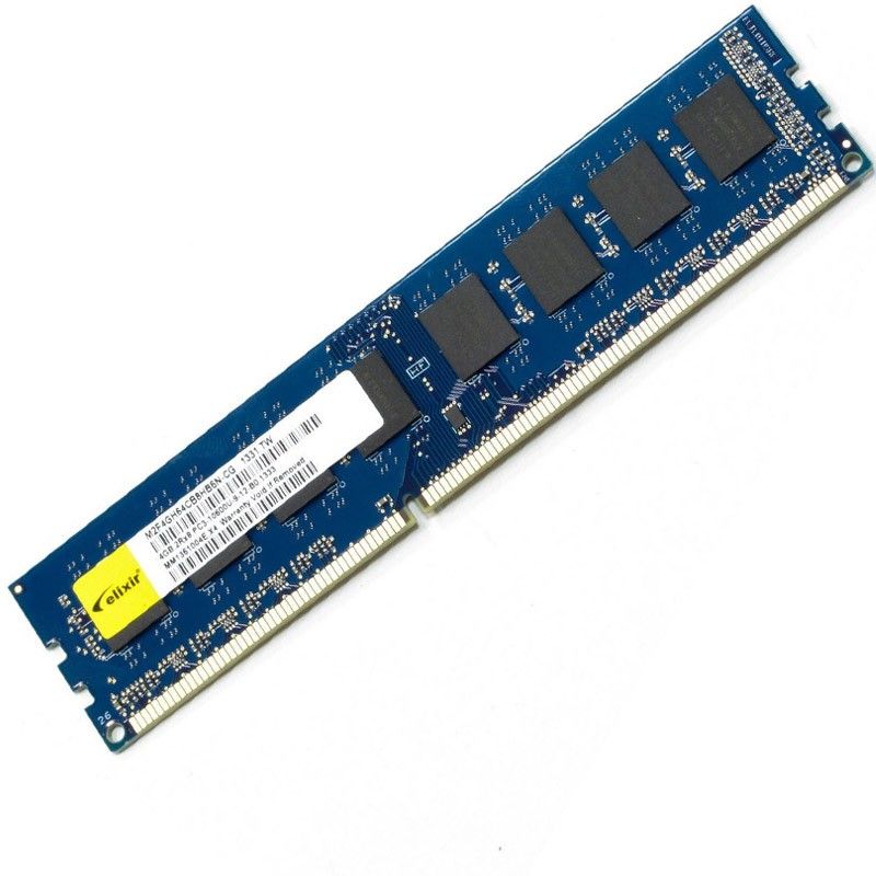 Elixir 4GB DDR3 RAM M2F4GH64CB8HB6N-CG 240-Pin PC3-10600U 1333MHz CL9