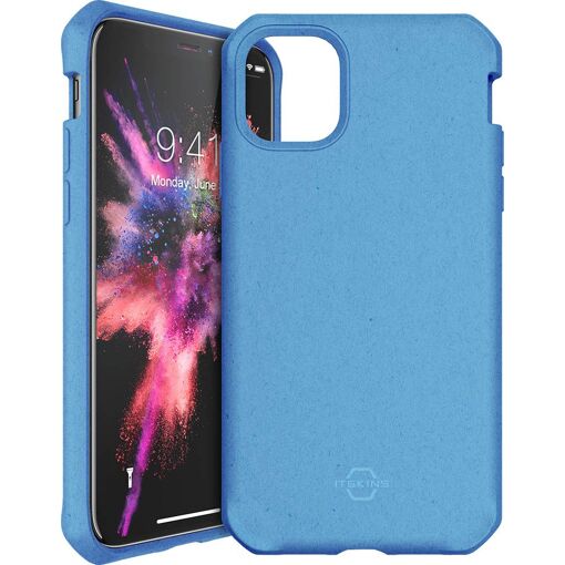 Étui rigide ITSKINS Feronia Bio pour iPhone 11 Pro, Bleu