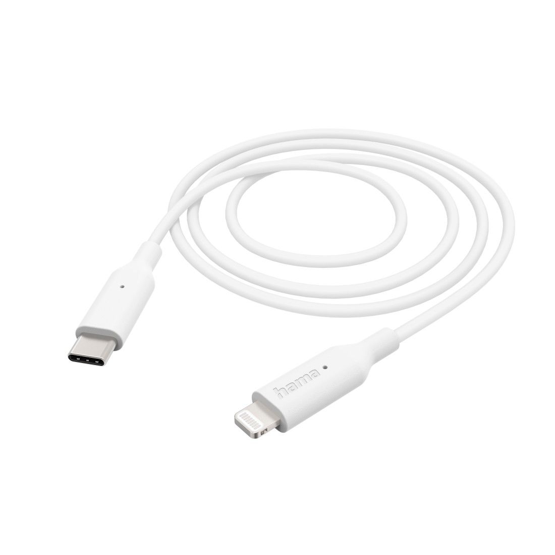 Hama USB-C to Lightning Cable, 1m, White