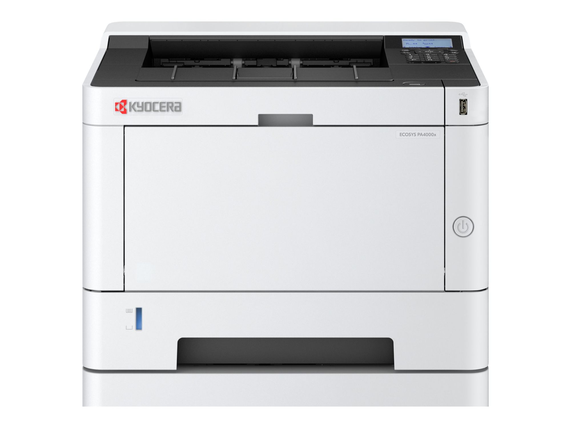 Kyocera ECOSYS PA4000x Laser Printer - Black and White - 1200 x 1200 dpi - 350-Sheet Capacity
