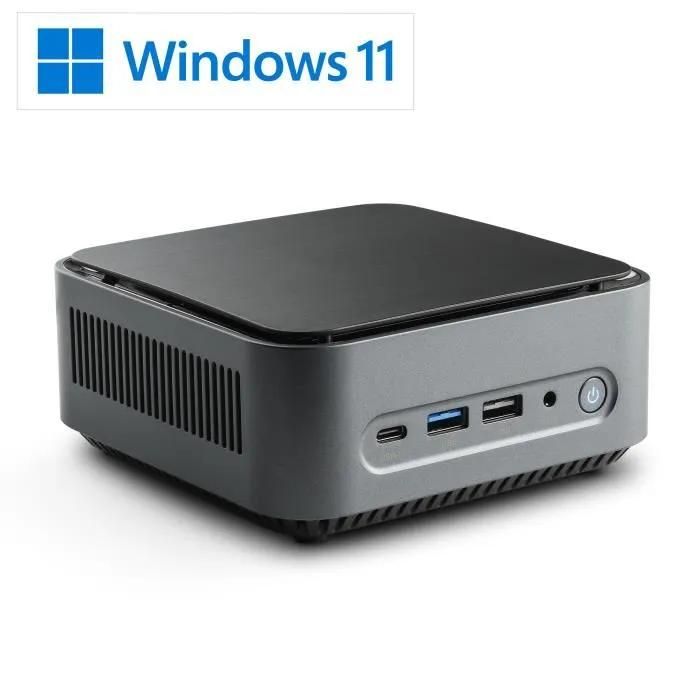 CSL Narrow Box Premium Mini-PC - 16GB RAM - 500GB SSD M.2 - Windows 11 Pro