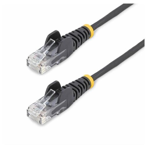Câble Ethernet StarTech 10m Noir Fin CAT6 sans accroche, 28 AWG