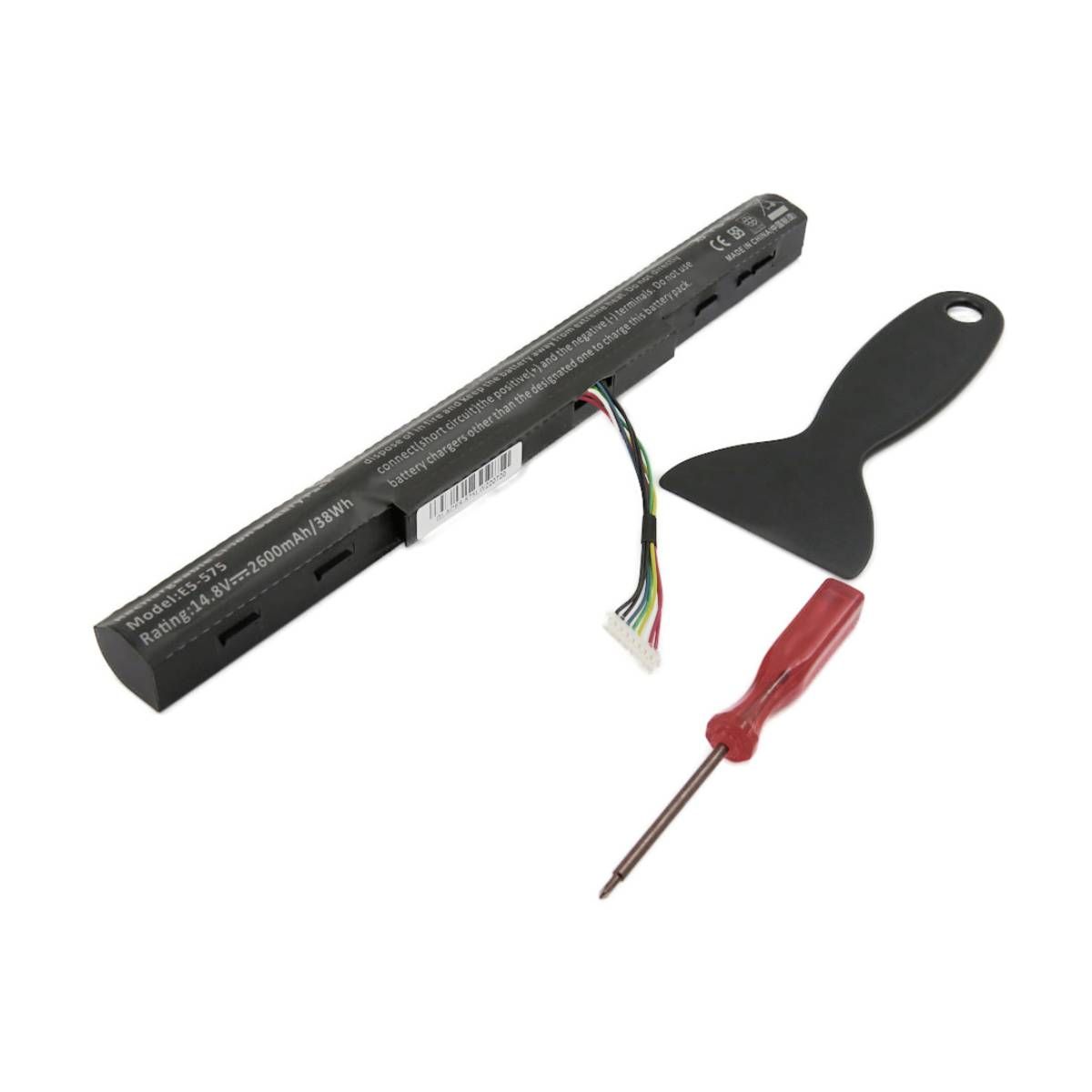 Avizar Integrated Battery for Acer Aspire E5-475G/E5-575, 14.8V 2600mAh Li-ion Black