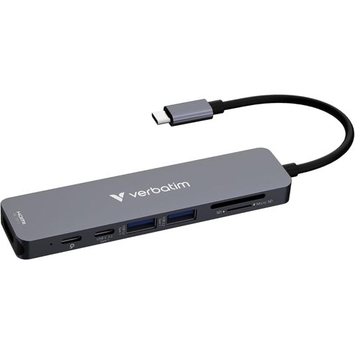 Estación de acoplamiento Verbatim - Para portátil - USB-C - HDMI