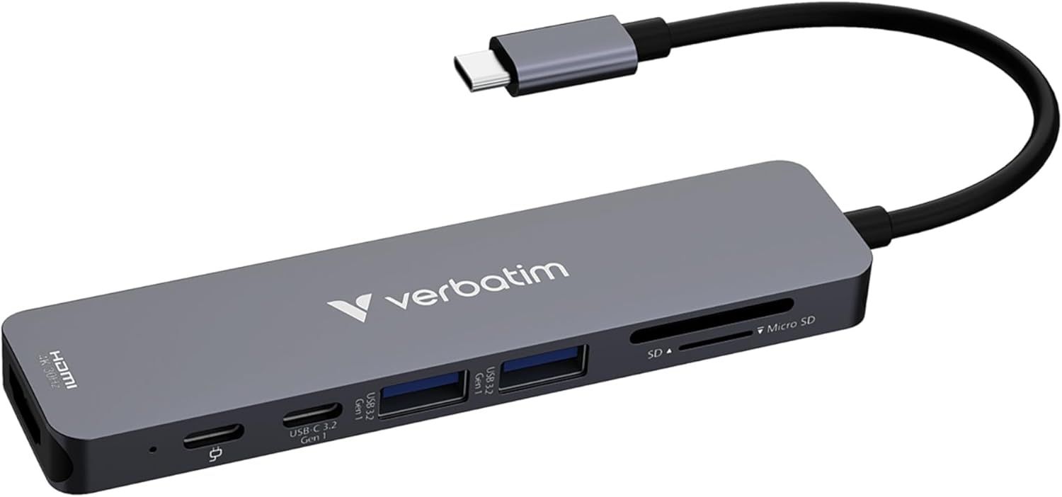 Verbatim Docking Station - For Laptop - USB-C - HDMI