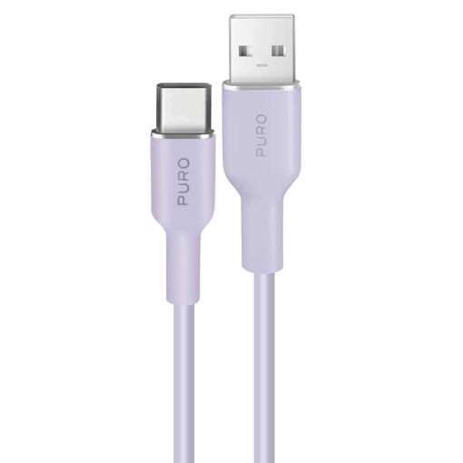 Câble Puro Icon USB-A vers USB-C 1,5 m - Lavande