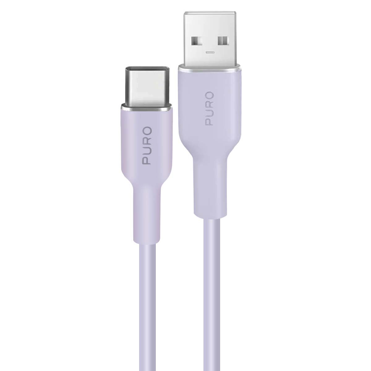 Câble Puro Icon USB-A vers USB-C 1,5 m - Lavande