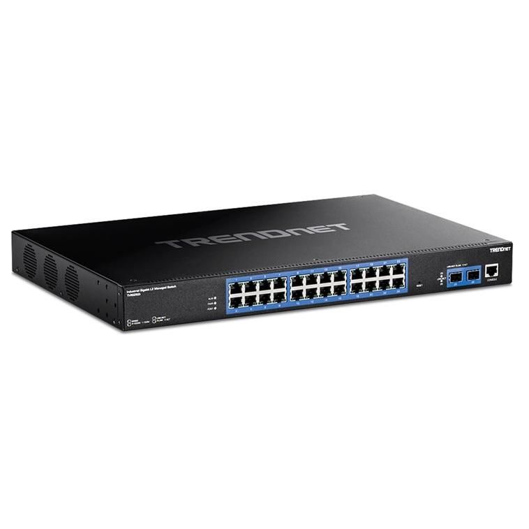 Trendnet TI-RG262i - Industrial Managed Switch, v1.0R - 24x 10/100/1000 + 2 Gigabit SFP