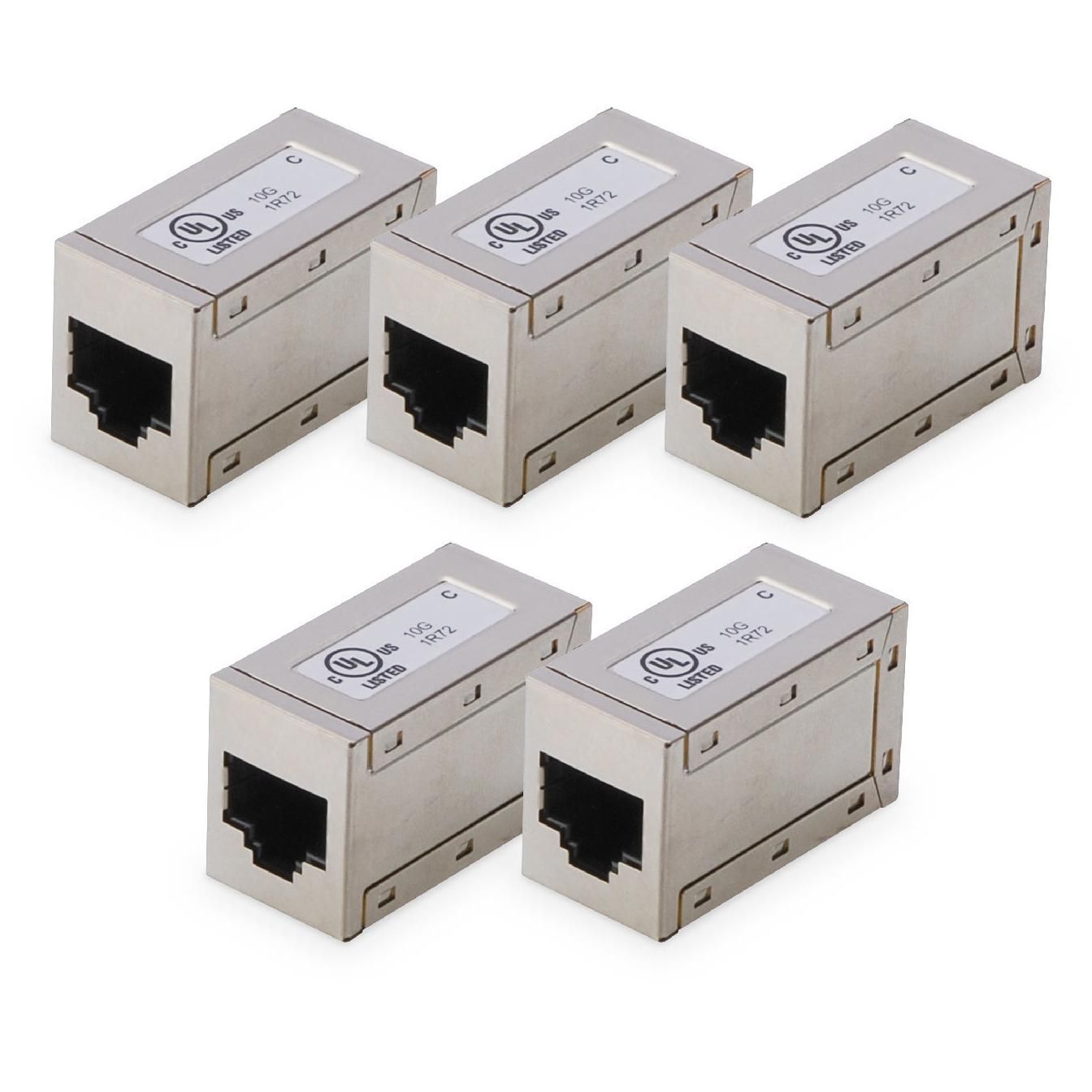 Digitus Modular Coupler CAT 6, Shielded - 5 Pieces