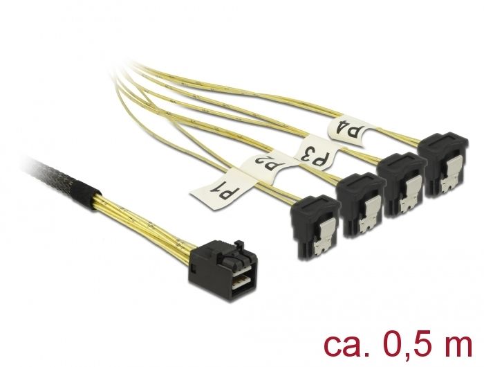 Delock Internal Power Cable 0.5m