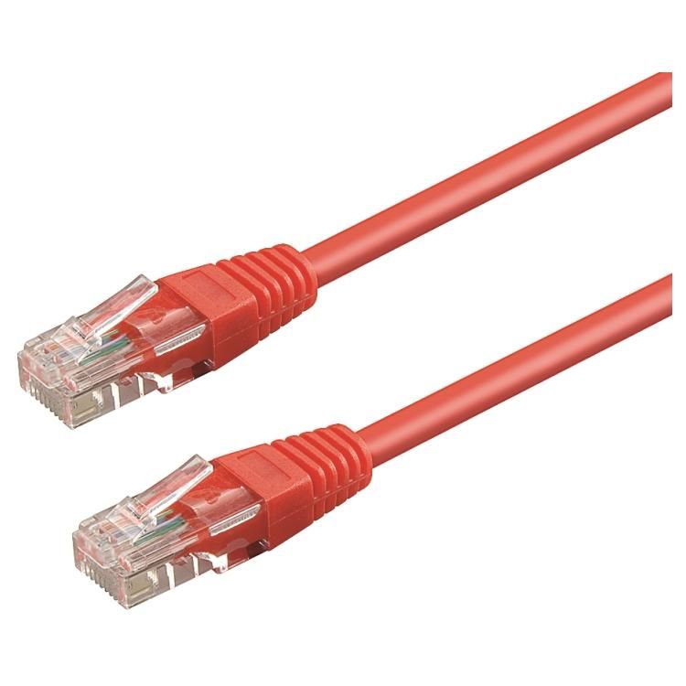 WP Cat6 Network Cable, 5m, Red (U/UTP)