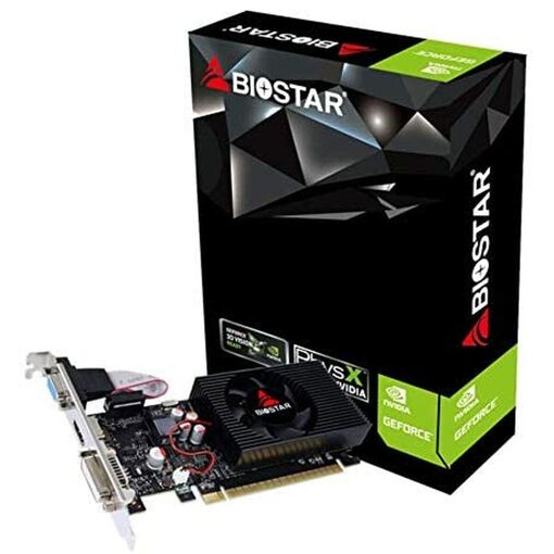 Carte graphique Biostar GT 730 LP, 2 Go GDDR3, HDMI/DVI/VGA