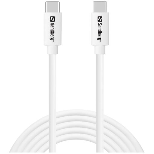 Câble Sandberg 65W USB-C vers USB-C, 2 mètres