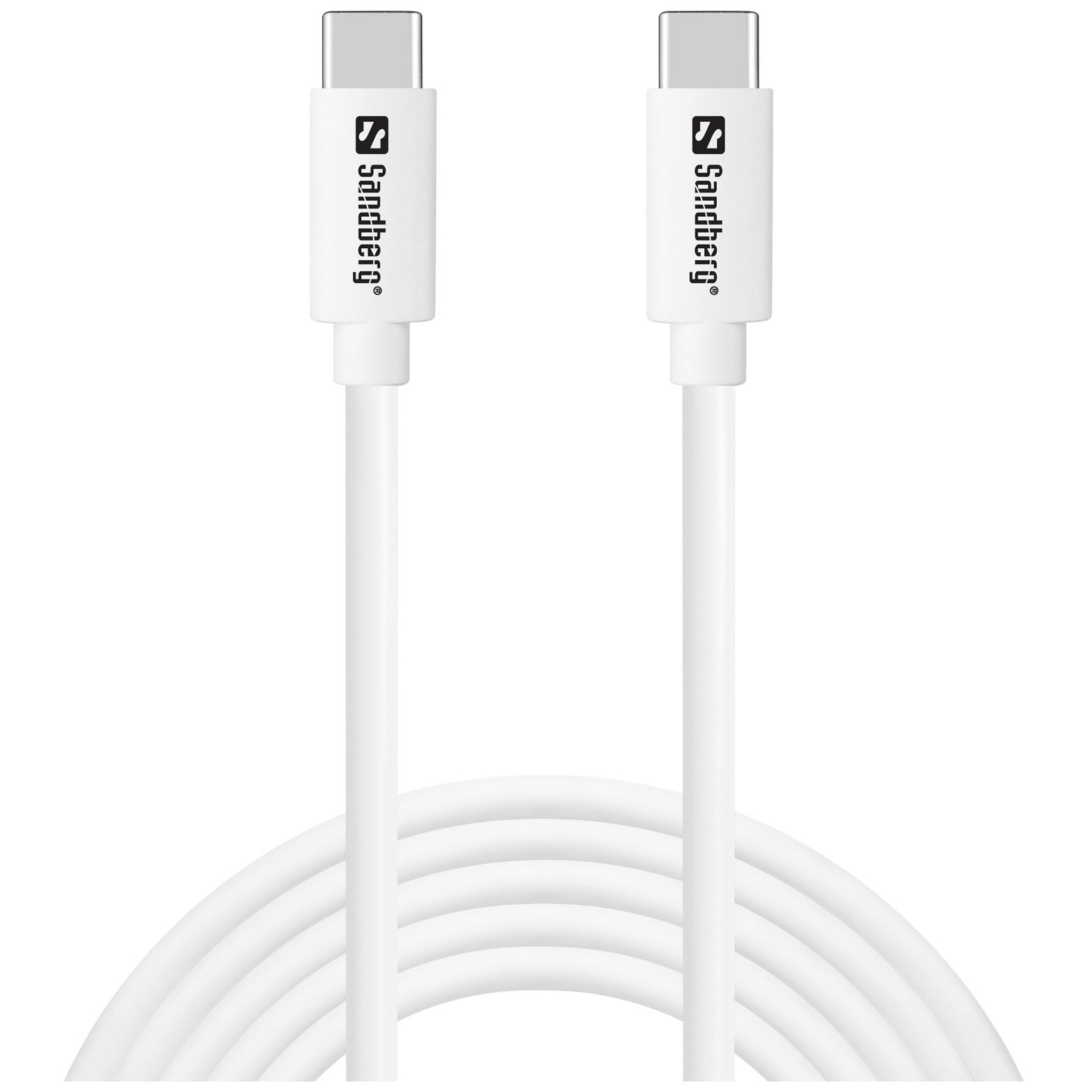 Sandberg 65W USB-C to USB-C Cable, 2m