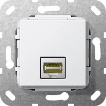 GIRA RJ45 Cat 6A 10GB Gender Changer Module Base - 569503