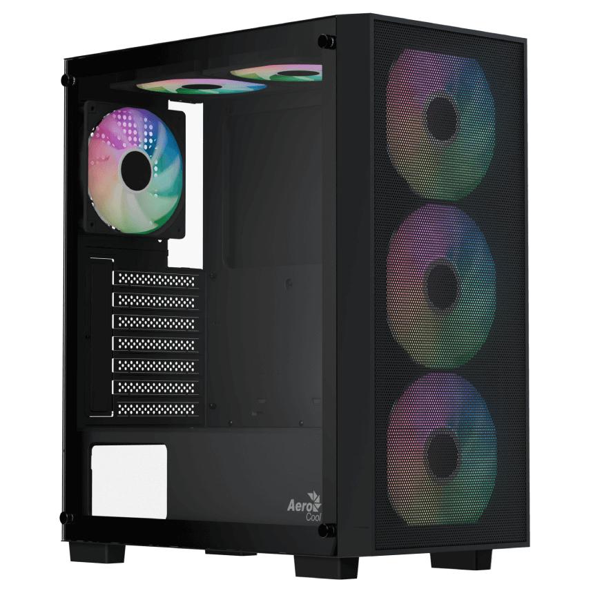 AeroCool B509A Flow ARGB Midi Tower Black